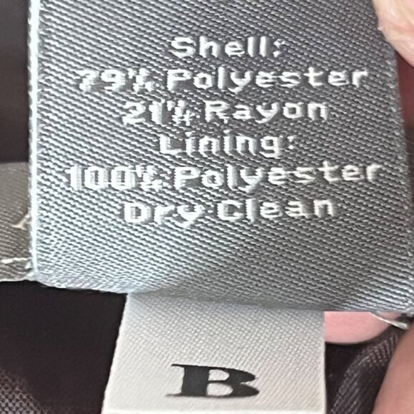 Ann Taylor Women 14 Blazer Brown  2-Button Tailored  Career Office Professional - Picture 10 of 11